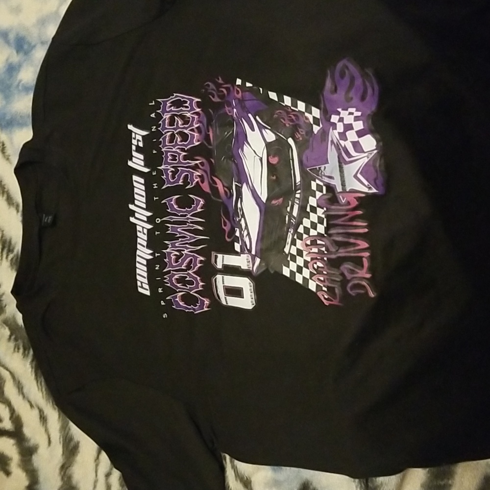Womens XL black t-shirt